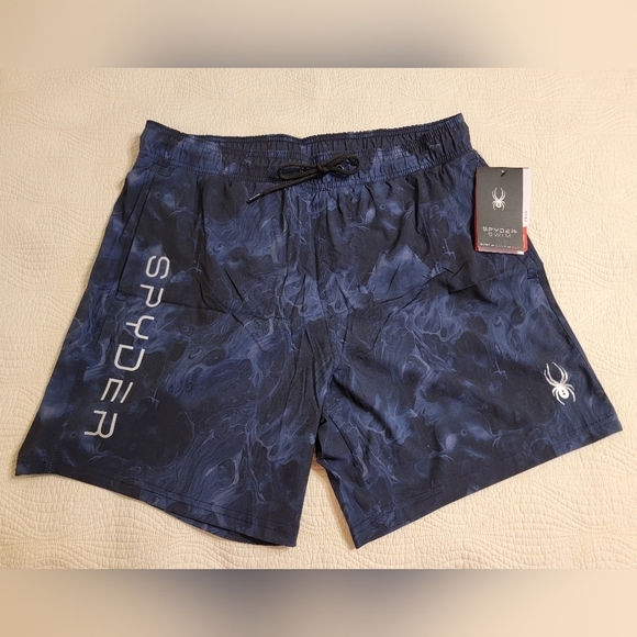 NWT Spyder Men's Swim Trunks - Picture 1 of 4